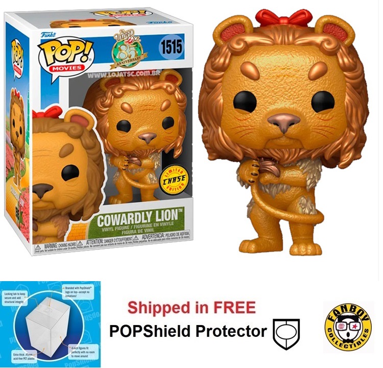 Funko POP Movies The Wizard of Oz Cowardly Lion #1515 Chase